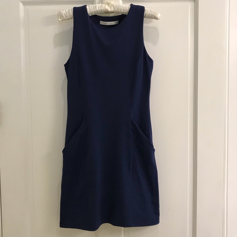 Blue Susana Monaco tank dress with pockets